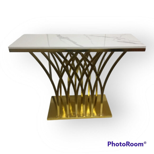 Metal Stainless Steel Console Table idekors