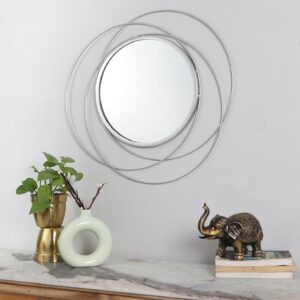 Metal Wall Mirror circles idekors