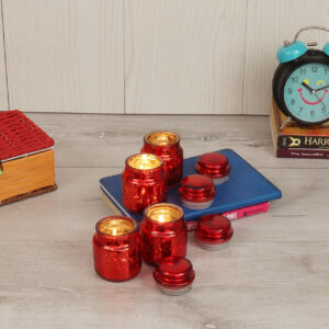 Small Plating Tealight Holder Set of 4 idekors