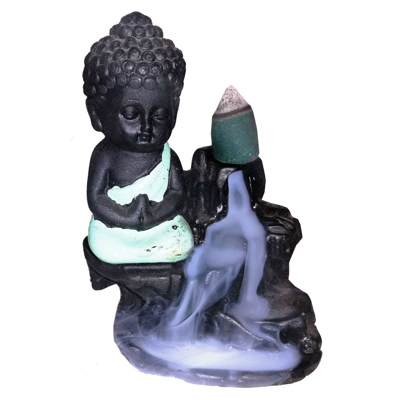 Smoke backflow polyresin fountain with 10 dhoop free idekors