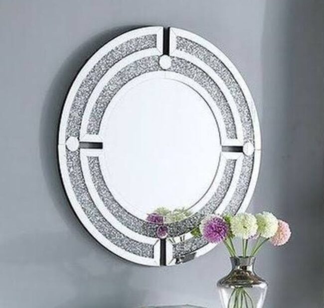 VENETIAN Elegant Classy Round Modern Designer Mirror for Home Decor idekors