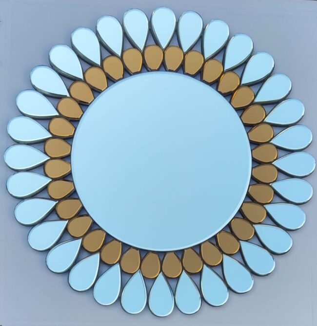 VENETIAN Elegant Classy Round Modern Designer Mirror for Home Decor idekors